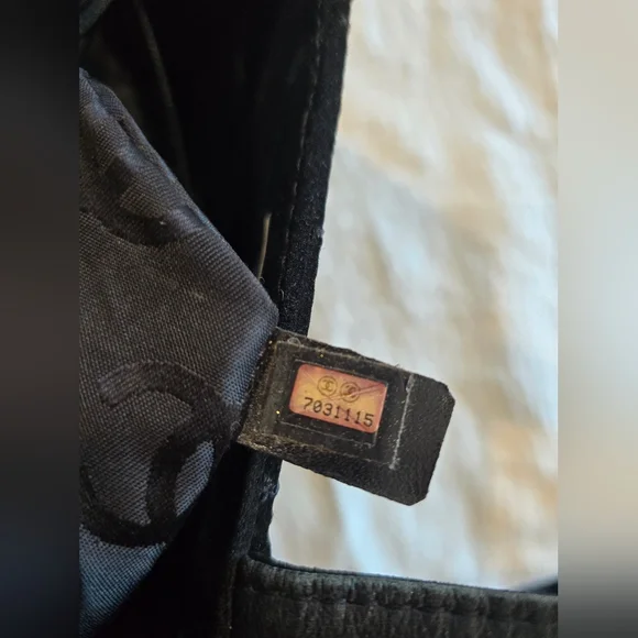 Chanel Wild Stitch Matelasse Black Leather Suede Tote Bag Silver CC Turnlock - Picture 15 of 16